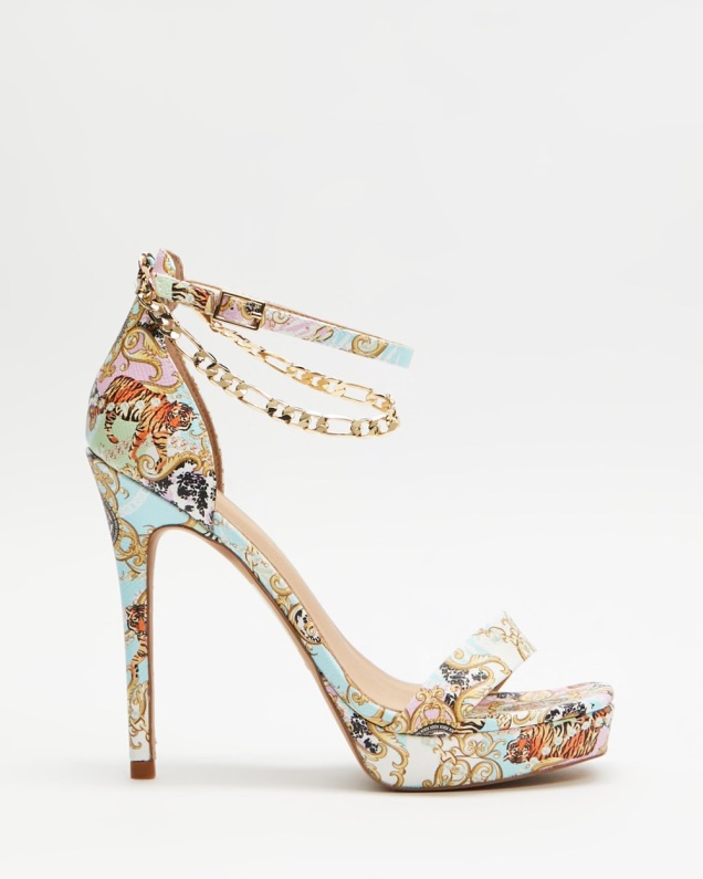 Aldo Fashion Multi Scarlettchain Sandaler Med Klackar