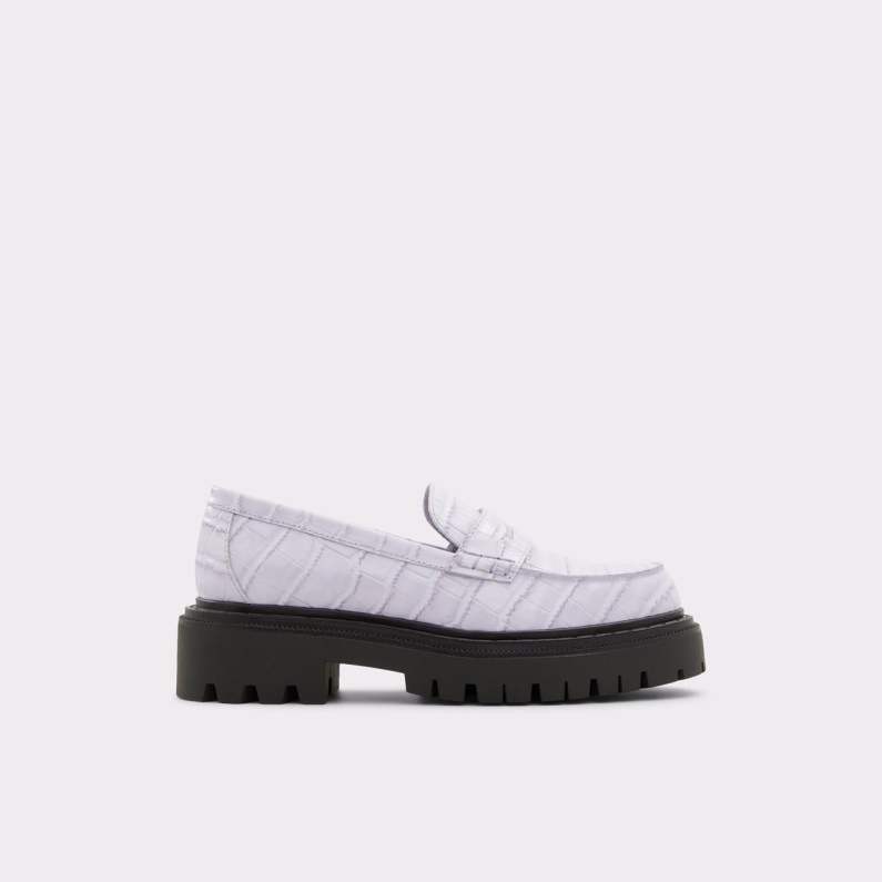 Aldo Bigstrut Loafer Lila Mode