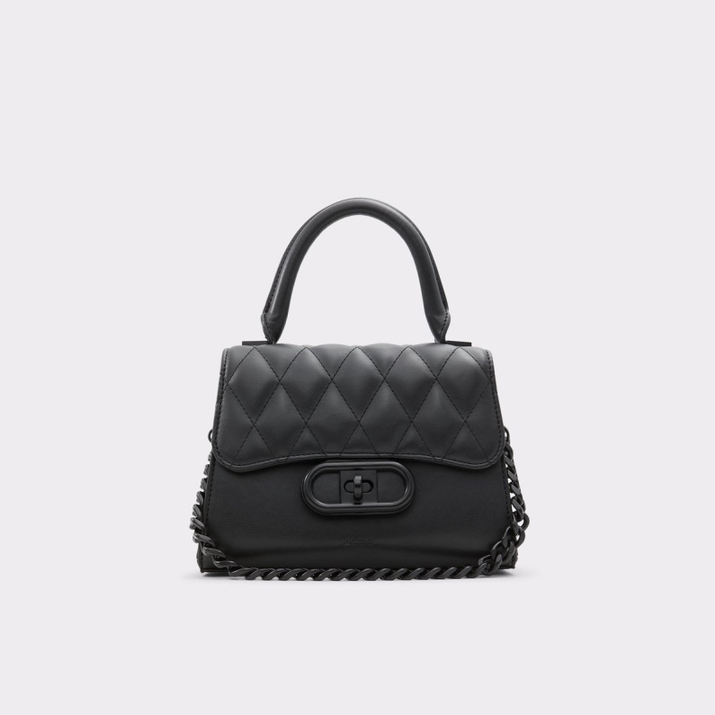 Aldo Fashion Svart Lugn Väska Med övre Handtag