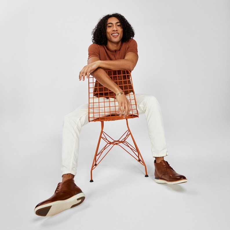 Aldo Fashion Cognac Forestgrip Snörsko