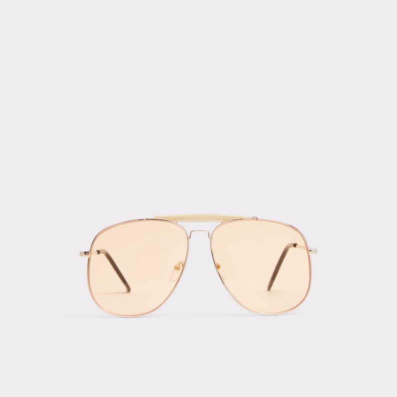 Abaunad Aviator Solglasögon Aldo Mode Ljus Orange