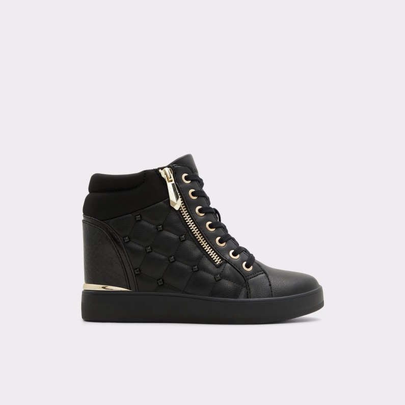 Ny Ankomst Ailannah High Top Sneaker Kilklack Svart Aldo Mode