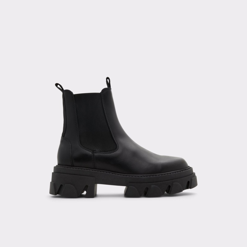 Aldo Bigtrek Chelsea Boot Lug Sula Svart Mode