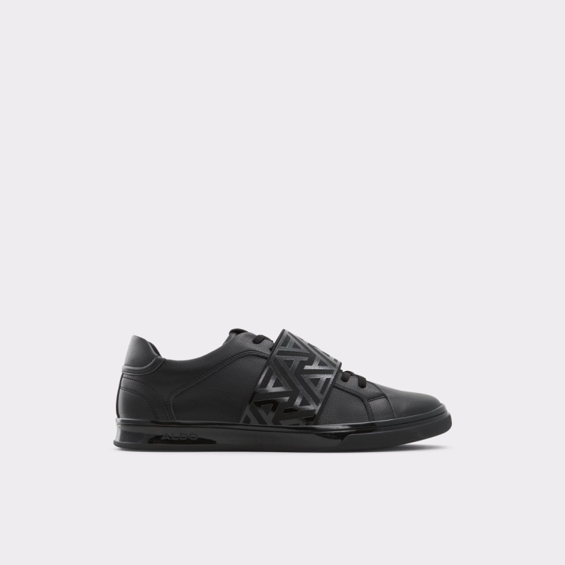 Aldo Fashion Coppio Low Top Sneaker Svart Syntetisk Slät