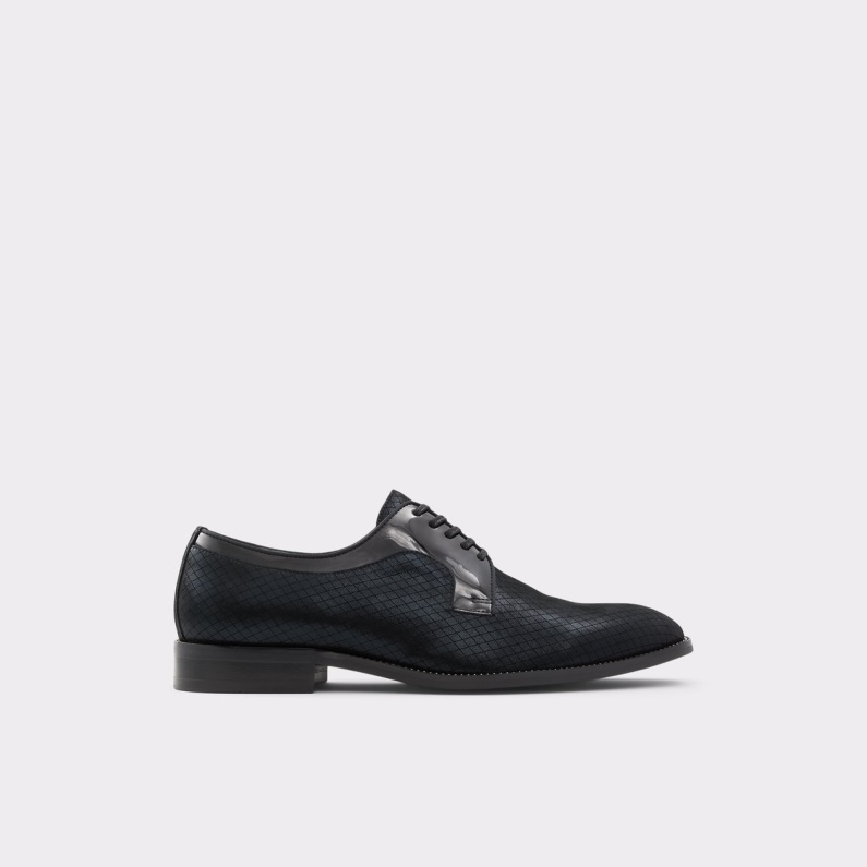 Svart Lädertryck Mode Aldo Derreck Oxford Sko