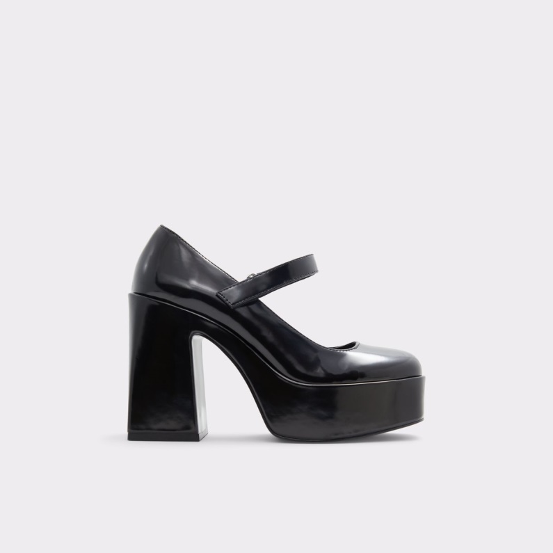 Nykomling Dorothee Klack Mary Janes Plateforme Aldo Mode Svart