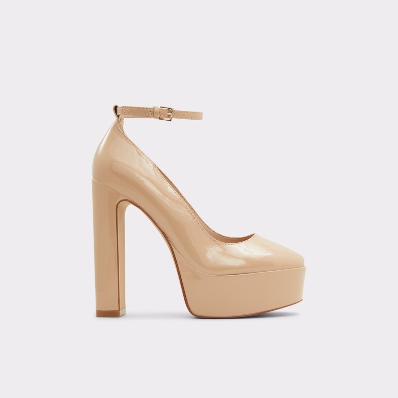 Aldo Fashion Bone Nykomling Fonda Fotledsrem Klacksko Plateforme