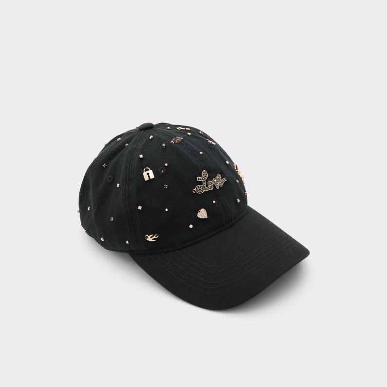 Aldo Fashion Lovecap Hatt Svart-guld Multi
