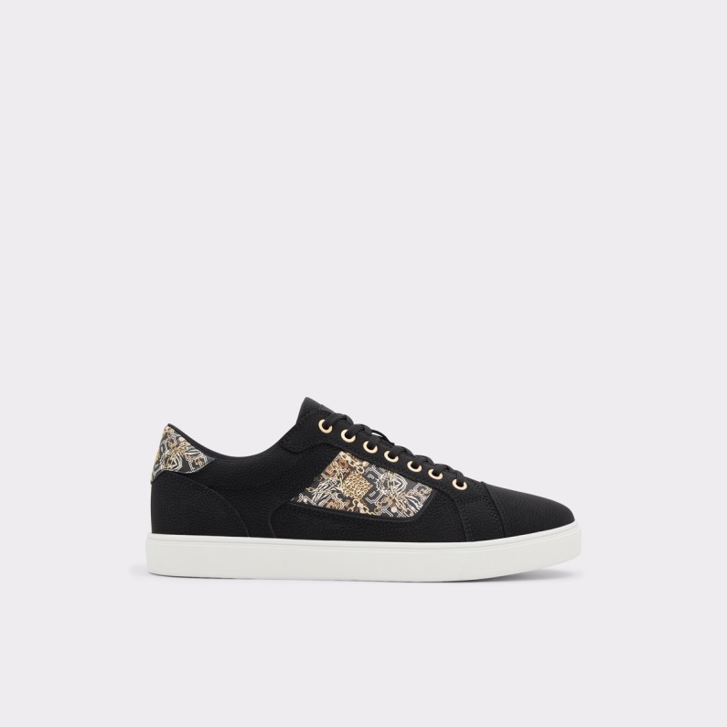 Aldo Svart Syntetiskt Tryck Fashion Popstep High Top Sneaker Cup Sula