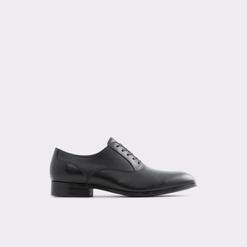 Svart Läder Mode Aldo Ridge Oxford Sko