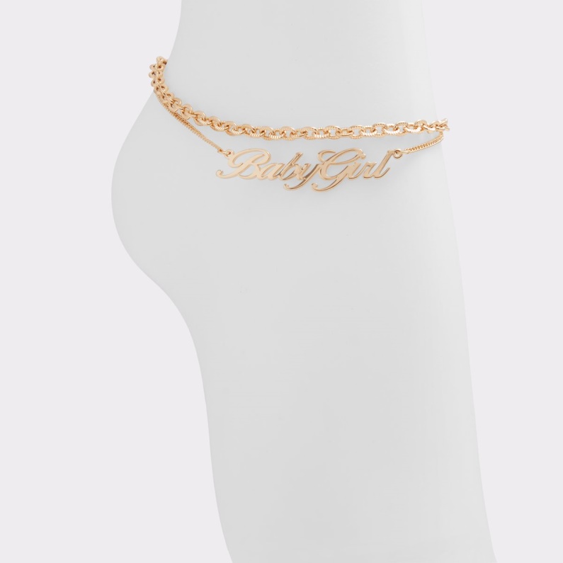 Aldo Fashion Rulassa Ankelband Guld