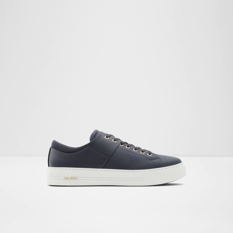 Agassi Låga Sneakers Blå Aldo Mode
