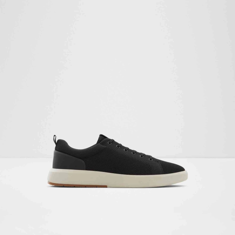 Aldo Dworerid Låga Sneakers Med Snörning I Svart Mode