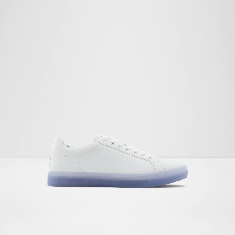 Aldo Fashion Eisingen Låga Sneakers Med Snörning Vita