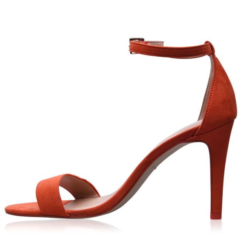 Aldo Ahlberg Sandaler Med Klackar Dam Aldo Mode Ljus Orange