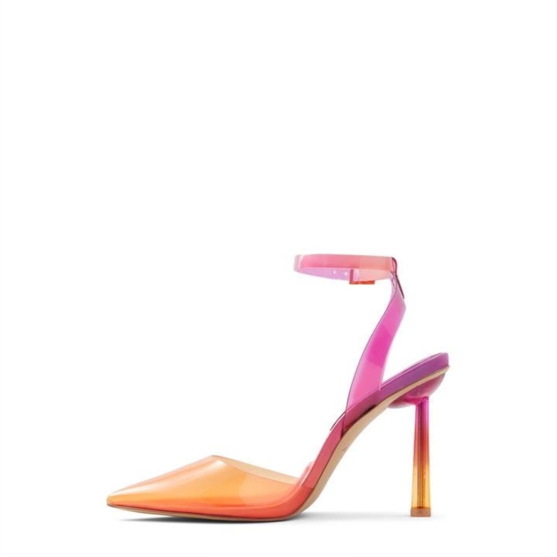 Aldo Solara Sandaler Med Klack Aldo Mode Rosa