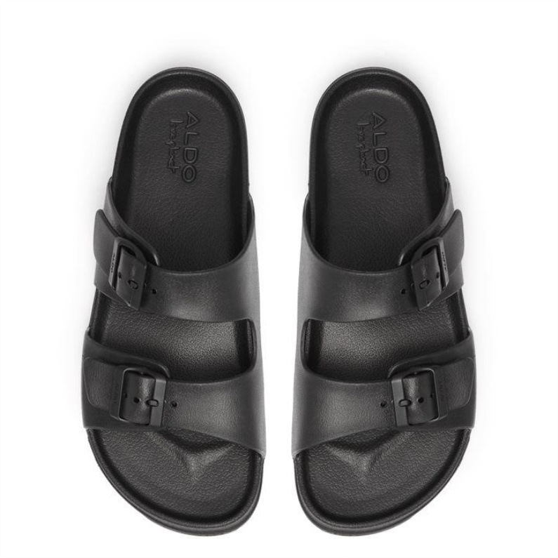 Mode Aldo Aldo Hideo Platta Sandaler Svarta