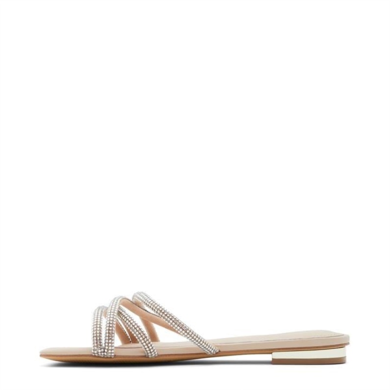 Mode Beige Aldo Aldo Rossie Platta Sandaler