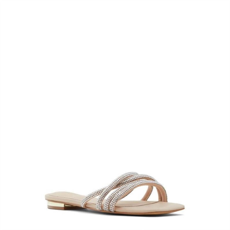 Mode Beige Aldo Aldo Rossie Platta Sandaler
