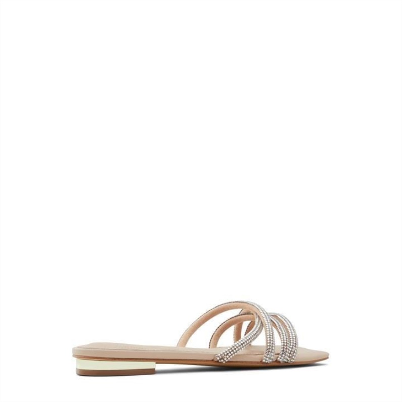 Mode Beige Aldo Aldo Rossie Platta Sandaler