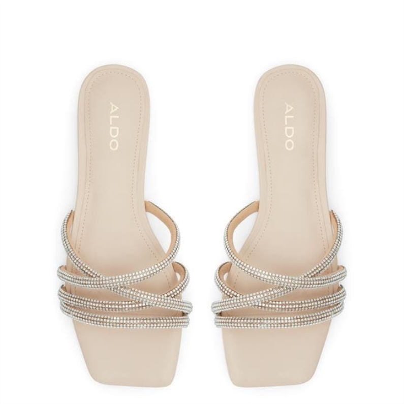 Mode Beige Aldo Aldo Rossie Platta Sandaler