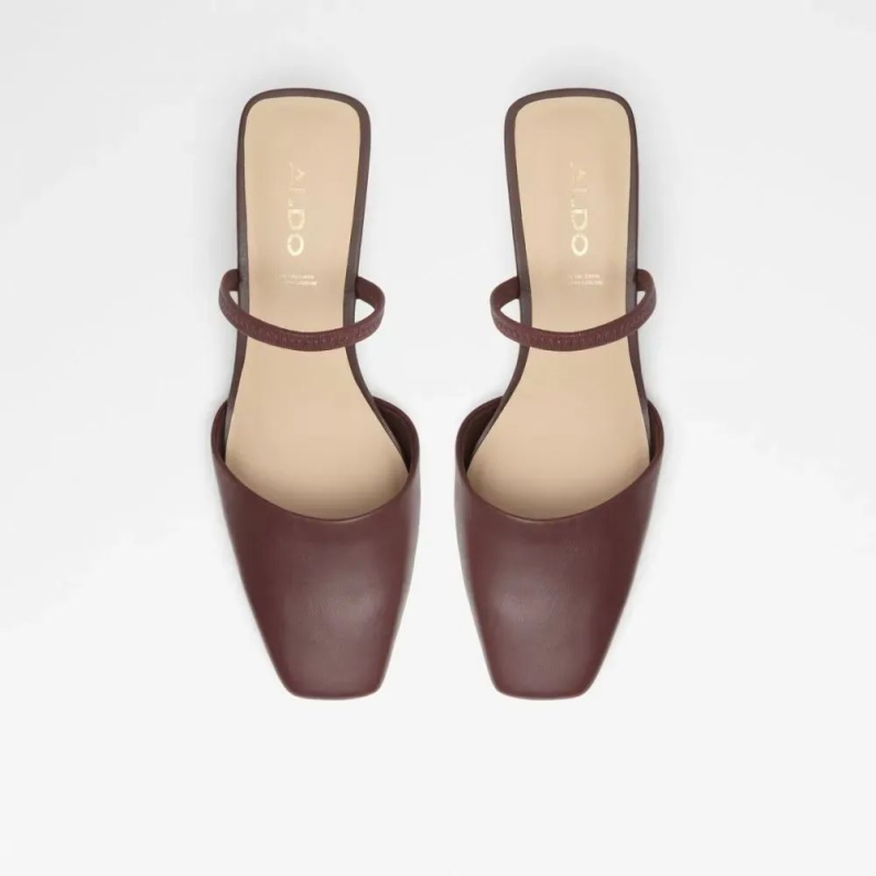 Aldo Fashion Afean Dam Spetsad Tå Slip-on Häl Mörkbrun