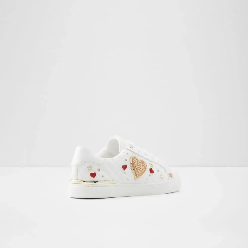 Mode Aldo Vit Gi Dam Sneaker Med Låg Topp