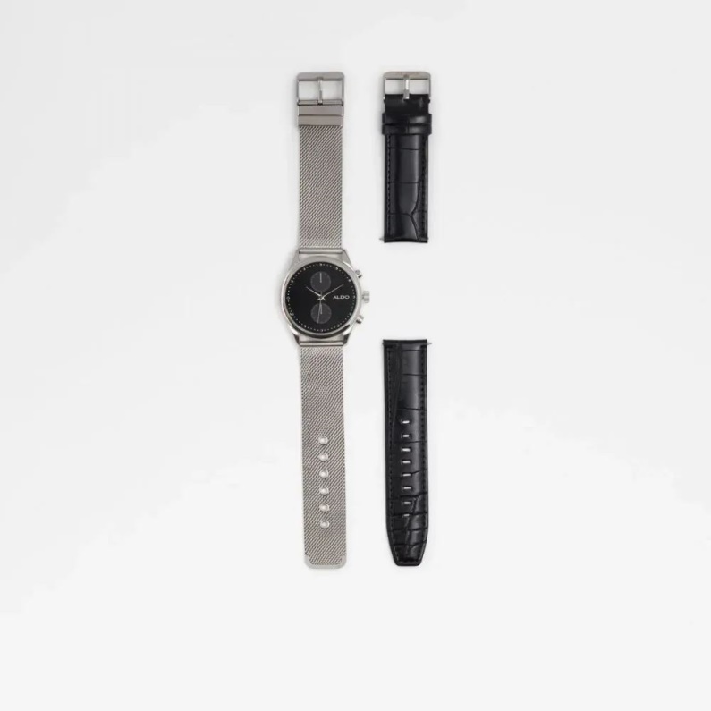 Aldo Fashion Hegebarth Herrtillbehör Klocka Svart/silver Multi