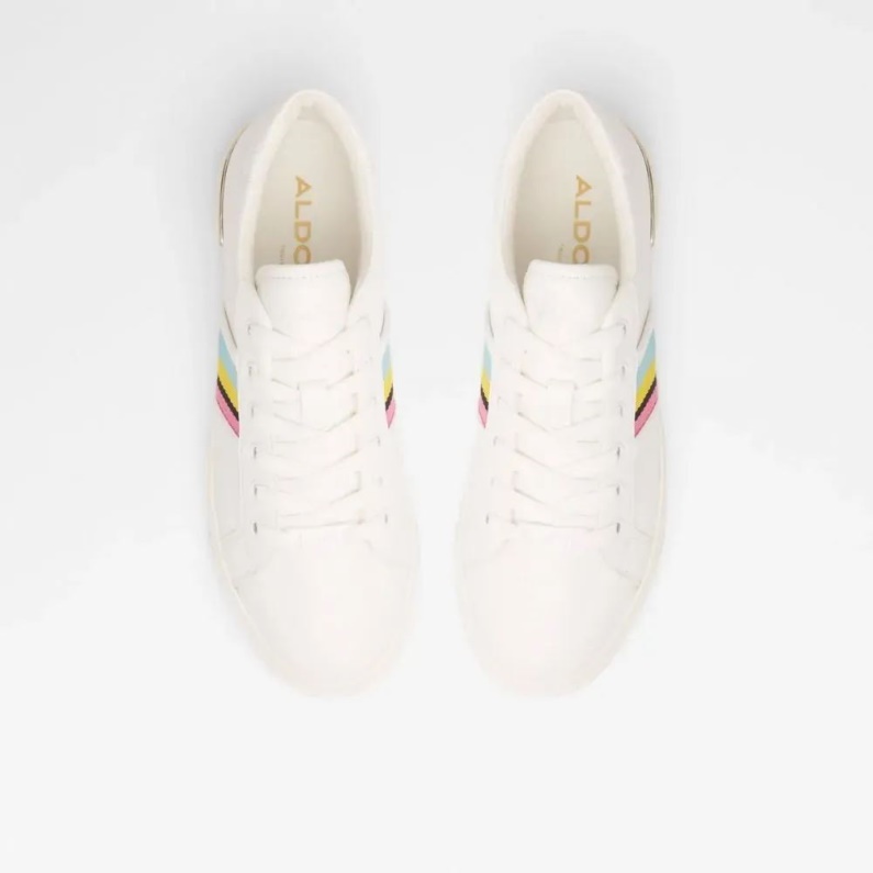 Vit Aldo Fashion Kwena Låga Sneakers För Kvinnor