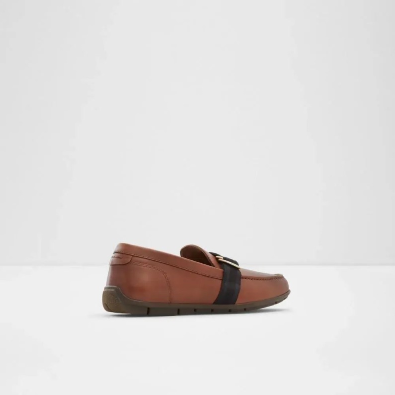 Mode Cognac Aldo Menarwen Herr Slip-on Rund Tå Loafer