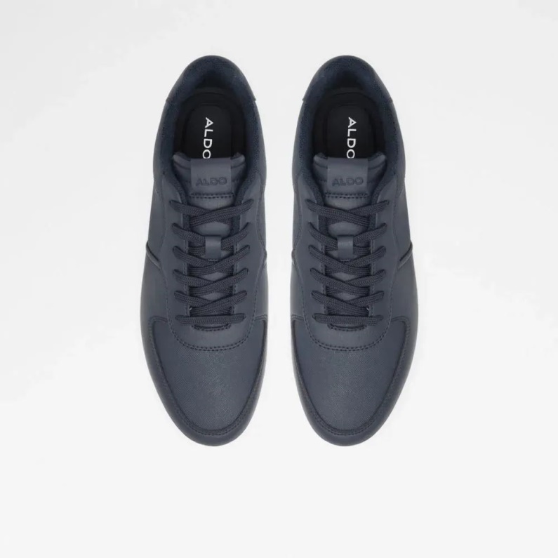 Aldo Fashion Mörkblå Pondia Låga Sneaker För Män