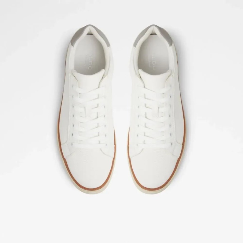 Mode Vit Rrex Låga Sneaker För Män Aldo