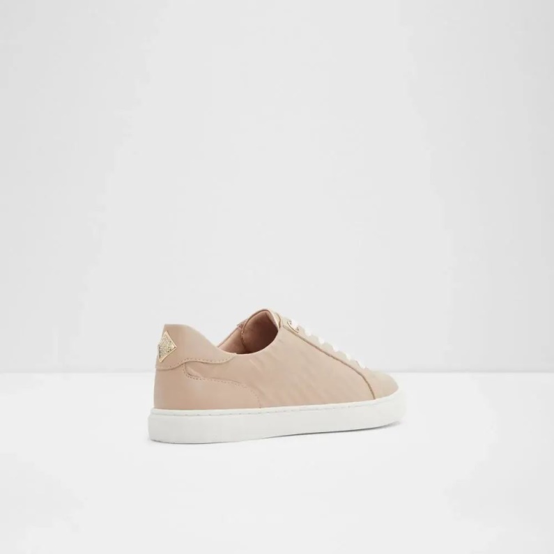 Beige Aldo Mode Stormiga Låga Sneakers För Kvinnor