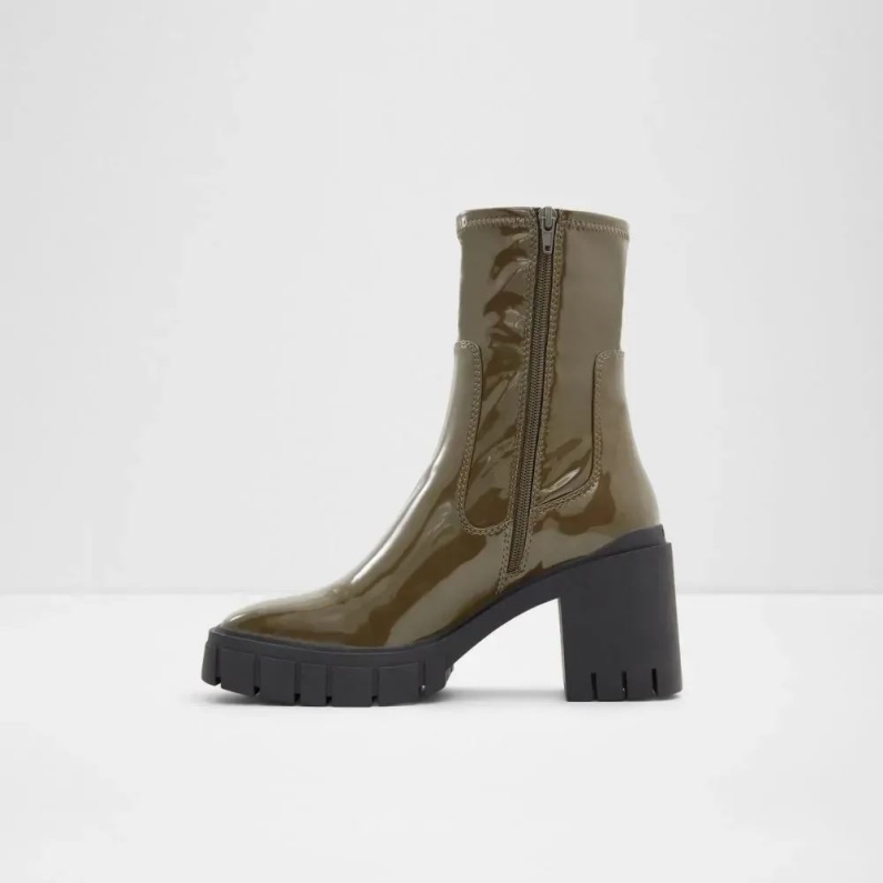 Aldo Fashion Khaki Upstage Dam Ankelstövel