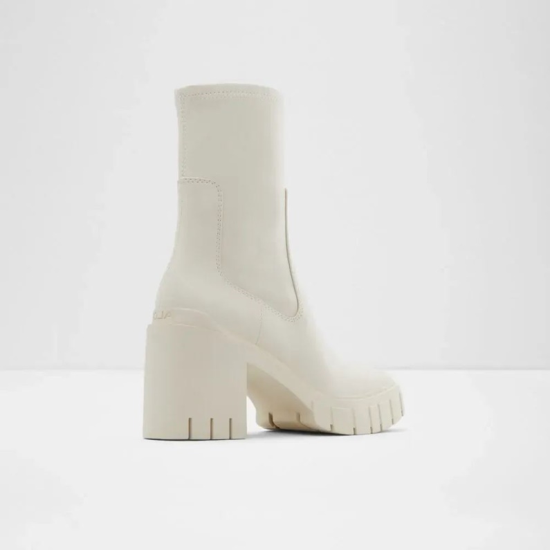 Aldo Upstage Dam Lug Sula Ankel Boot Annat Vitt Mode