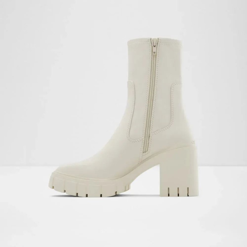 Aldo Upstage Dam Lug Sula Ankel Boot Annat Vitt Mode