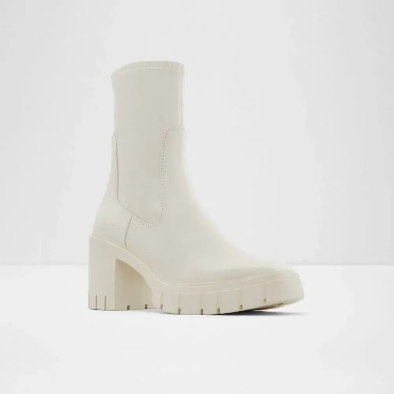 Aldo Upstage Dam Lug Sula Ankel Boot Annat Vitt Mode